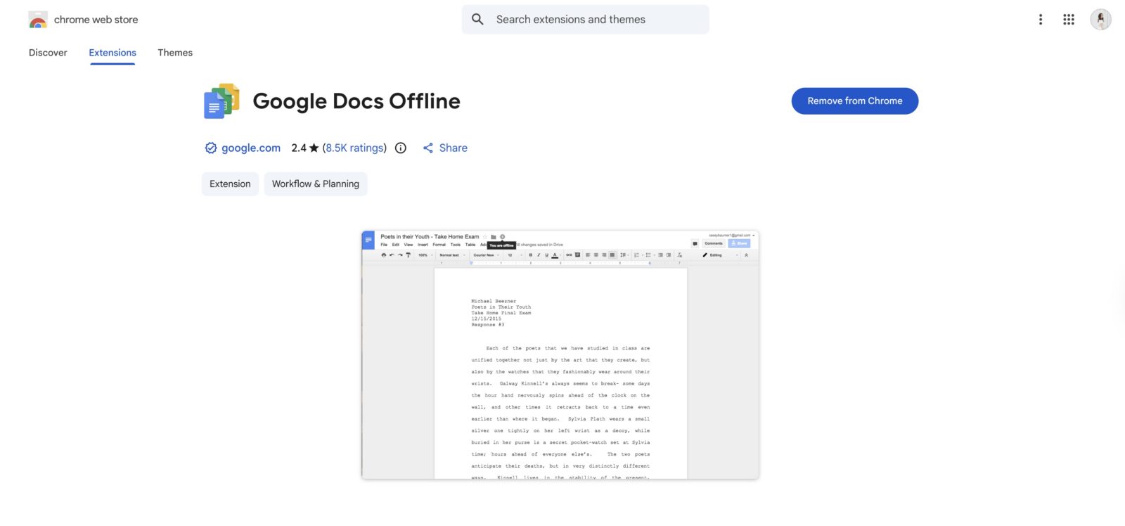 How To Make Google Docs Available Offline
